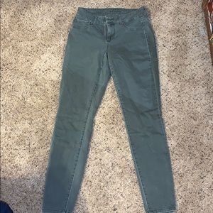 Olive Green Jeans